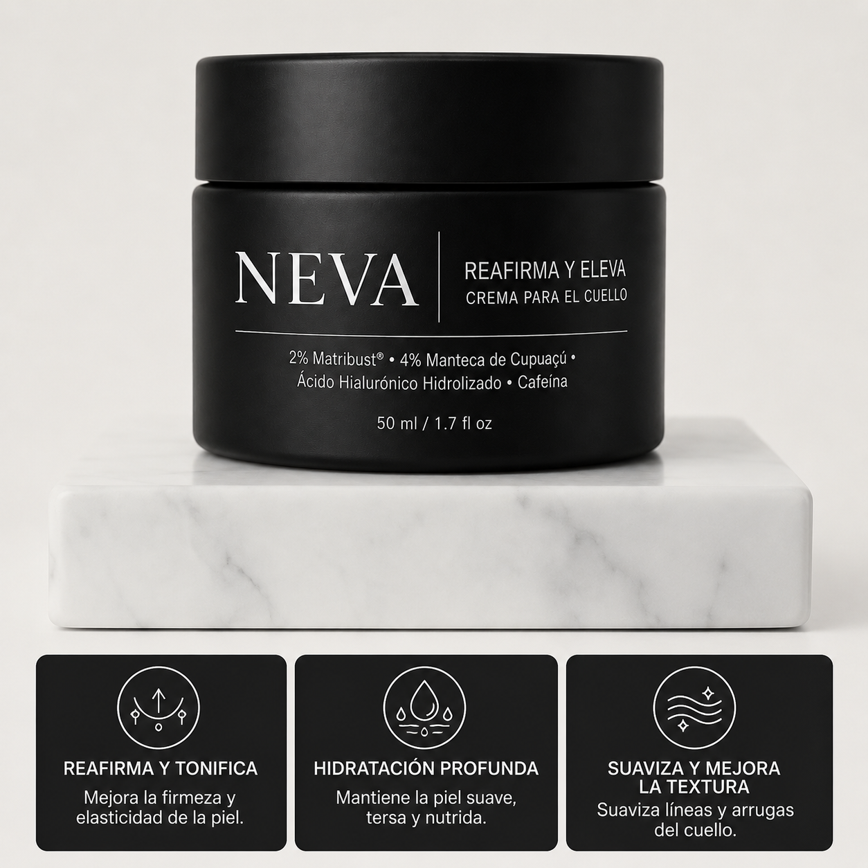 NEVA™ — Crema Reafirmante para Cuello y Escote